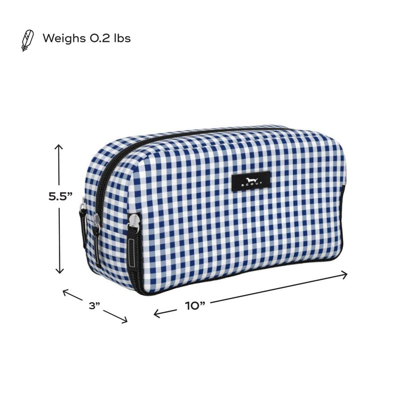 SCOUT 3-Way Toiletry Bag - Travel Makeup Pouch for Women with Three Zipper Compartments - Stands Upright, Wipes Clean - Image 3